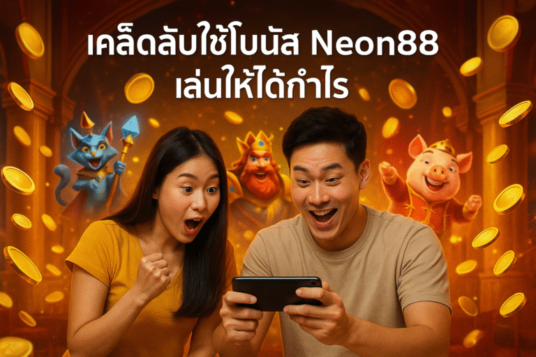 เคล็ดลับใช้โบนัส Neon88 เล่นให้ได้กำไร